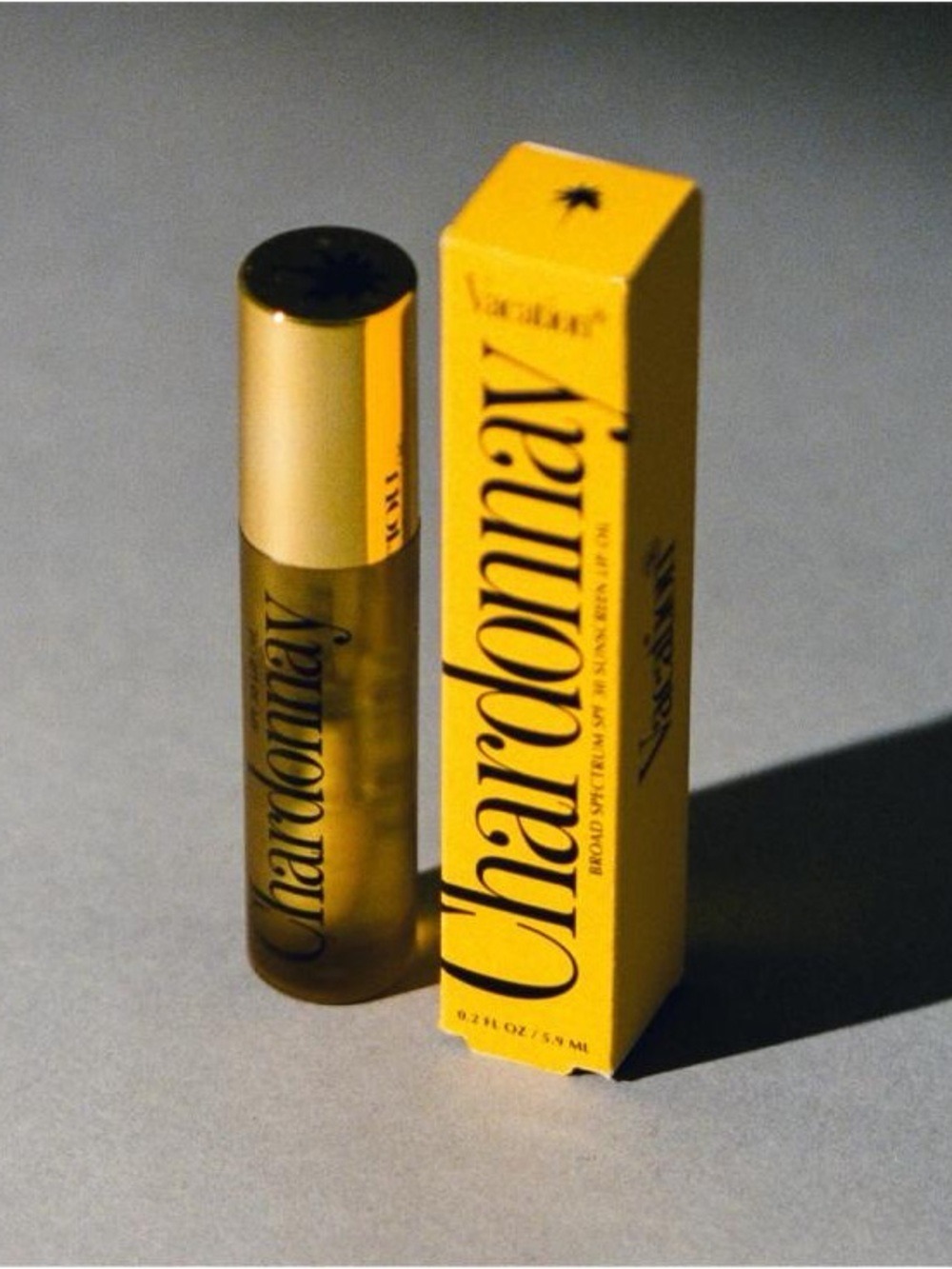 Vacation Chardonnay Lip Oil SPF 30
"The Champagne of Lip Sunscreens"
SPF 30 Lip